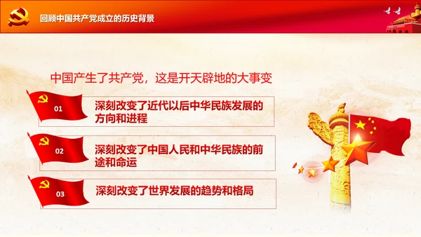 学习七一建党100周年讲话伟大建党精神PPT