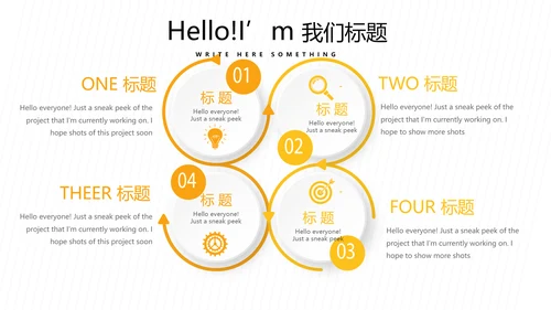 橙色公司新产品介绍宣传通用PPT动态模板