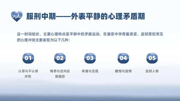 蓝色水彩罪犯心理健康教育PPT课件