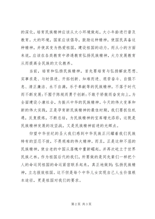 关于民族精神的演讲稿 (4).docx