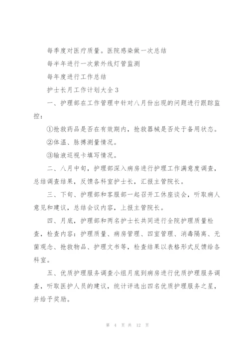 护士长月工作计划大全5篇.docx