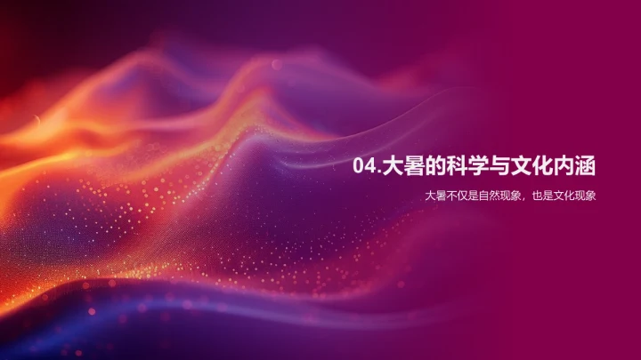 大暑节气知多少PPT模板