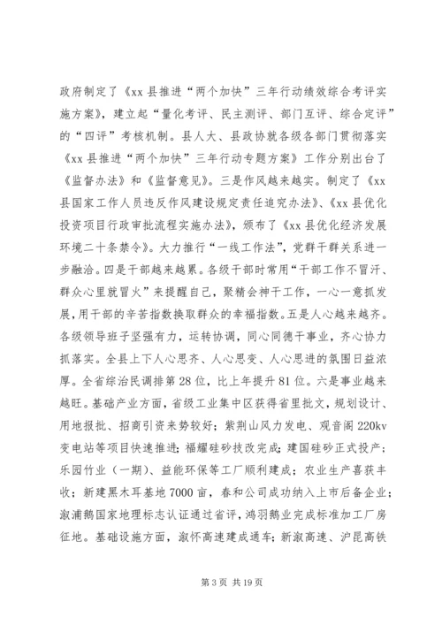 县委经济工作会议讲话稿 (3).docx
