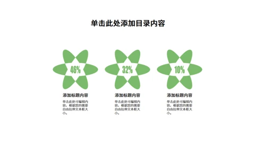 欢度6.1儿童节绿色森林通用PPT模板