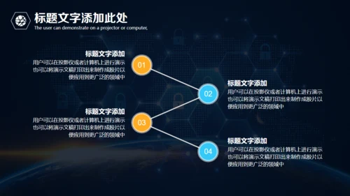 全球视野互联网科技汇报通用PPT模板
