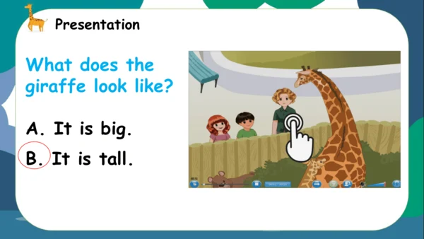 Unit3 At the zoo A let's talk 课件(共24张PPT)