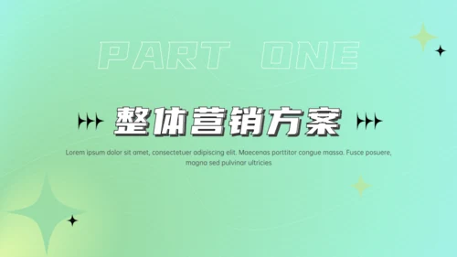 青年时尚潮流活动策销策划绿色通用PPT模板