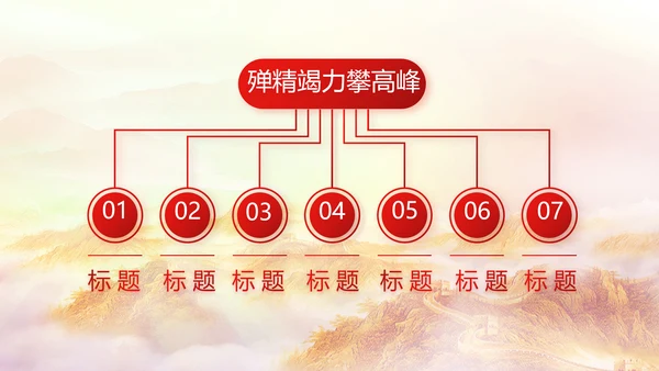 红色大气喜迎党的二十大党建PPT
