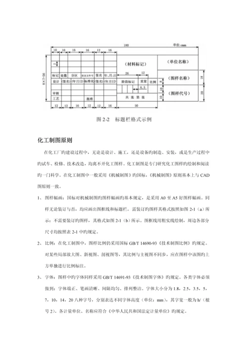 化工标准工艺标准流程图制图重点标准.docx