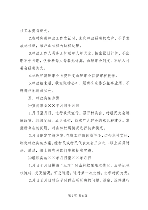 镇陈坑村林权制度改革实施方案 (6).docx