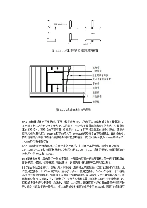 轻型木结构制作与安装