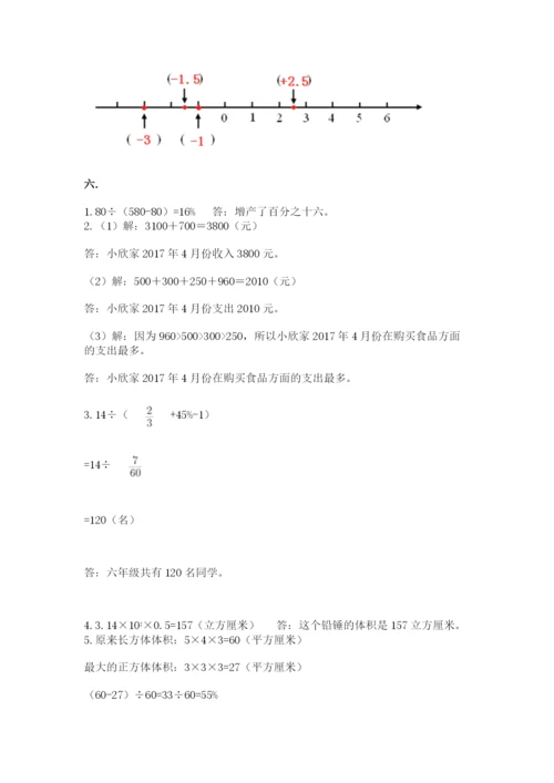 最新西师大版小升初数学模拟试卷附参考答案（突破训练）.docx