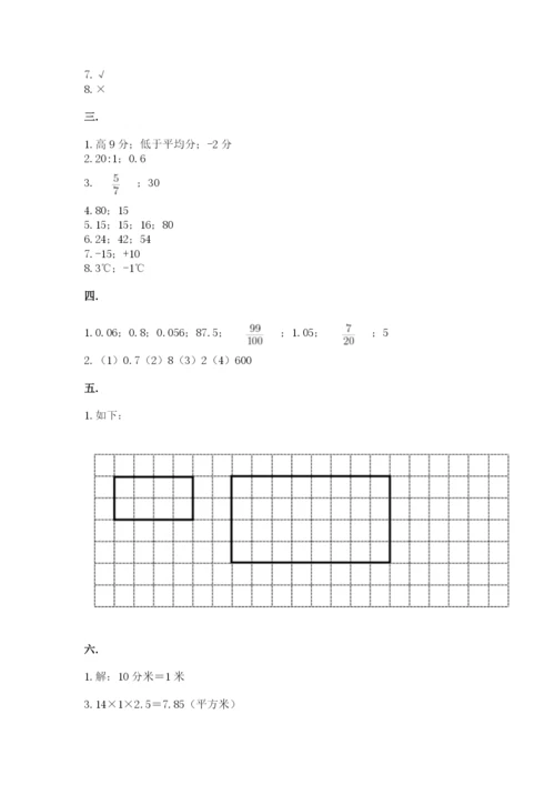 最新苏教版小升初数学模拟试卷附答案【综合卷】.docx