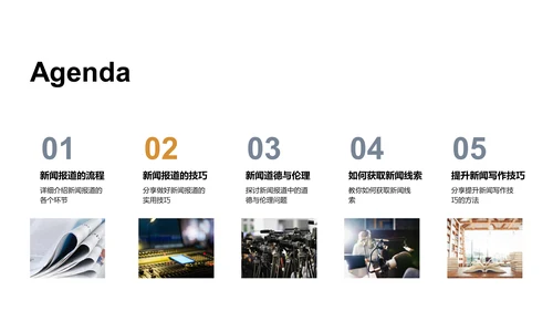 新闻报道技巧训练PPT模板