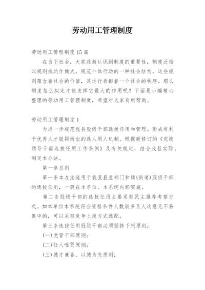 劳动用工管理制度_9.docx