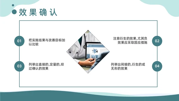 商务风提高手卫生依从性QCC知识培训品管圈医疗质量管理品管圈
