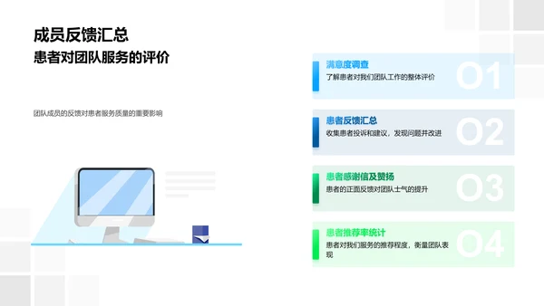 医保团队季度报告PPT模板