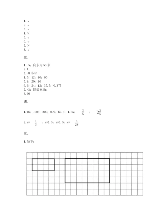 小学数学六年级下册竞赛试题附完整答案（全国通用）.docx