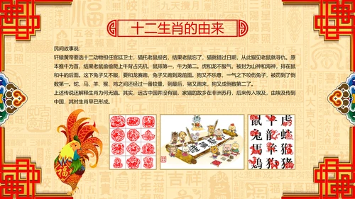 新年春节习俗民俗传统文化PPT模板