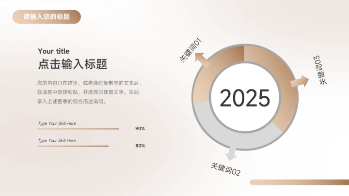 棕色复古简约风销售数据分析PPT模板