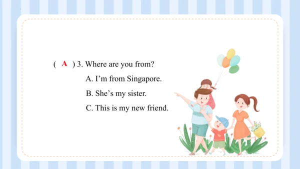 Unit 1 This is my new friend Lesson 3-Lesson 4 课件(