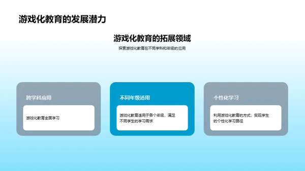 探索教育新境界：游戏化教学