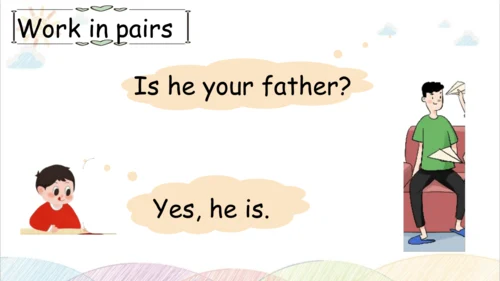 Unit 2  My family Part B Let's talk&Let's play 课件 