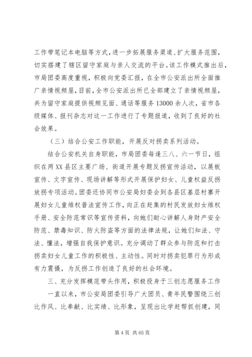 关于五四红旗团委的申报材料大全.docx