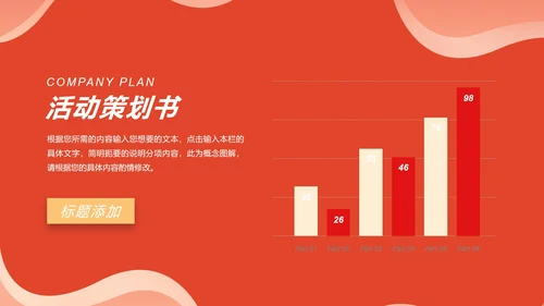 红色大气双十一活动策划PPT模板