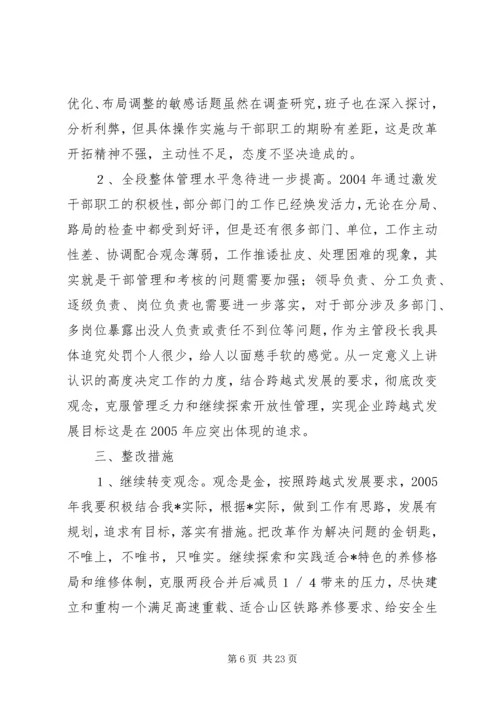 县医院领导干部民主生活会领导班子发言提纲.docx