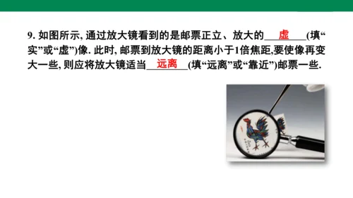 人教版八年级上册物理全章复习训练：5.6 章末综合（19页ppt）