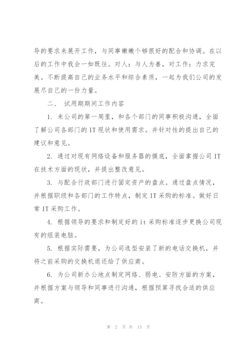 转正个人工作总结例文5篇.docx
