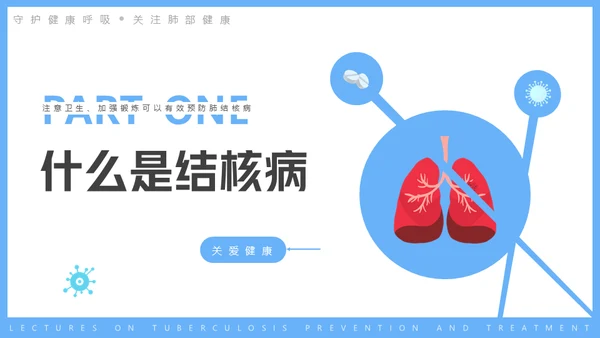 肺结核医疗知识课件通用PPT模板