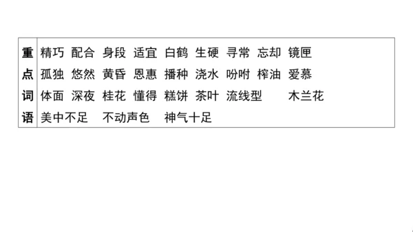 统编版语文五年级上册第一单元核心知识梳理课件