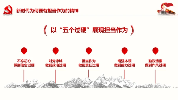 不忘初心党员干部党课学习勇担当党建PPT