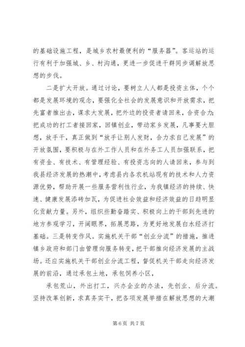 学习解放思想心得体会 (4).docx