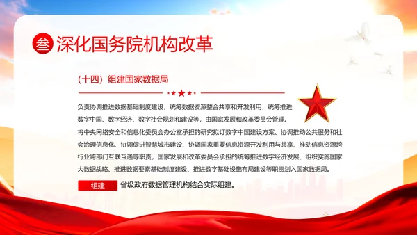 党和国家机构改革方案学习解读PPT课件两会