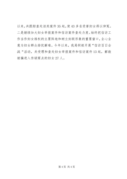 公安系统三八红旗手先进事迹材料 (2).docx