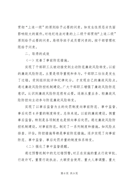 学校关于廉政风险防范管理工作的自查报告 (3).docx