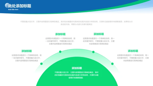 绿色简约学术毕业答辩演示PPT模板