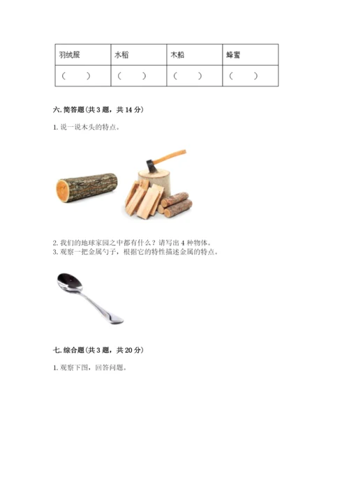 教科版科学二年级上册《期末测试卷》精品（考点梳理）.docx