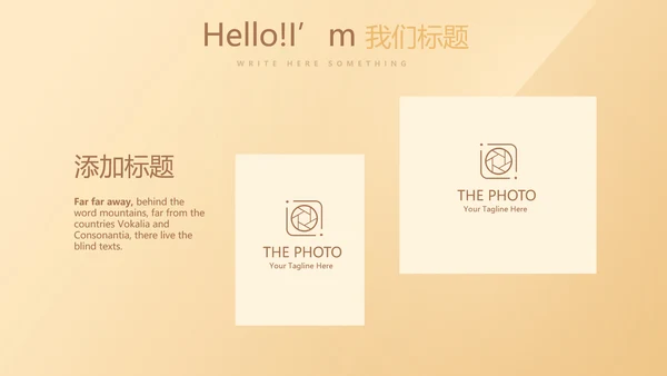 简约大方金色金融银行工作总结动态PPT模板