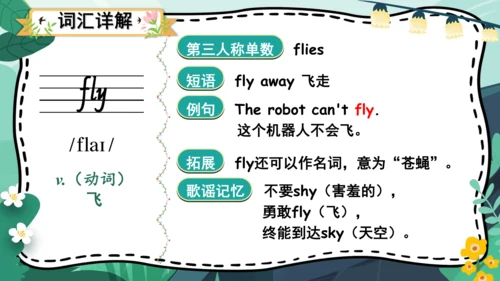 外研版三起四年级下册Module 4单词讲解课件（17张PPT)