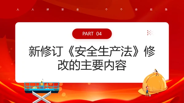 新《安全生产法》PPT课件模板