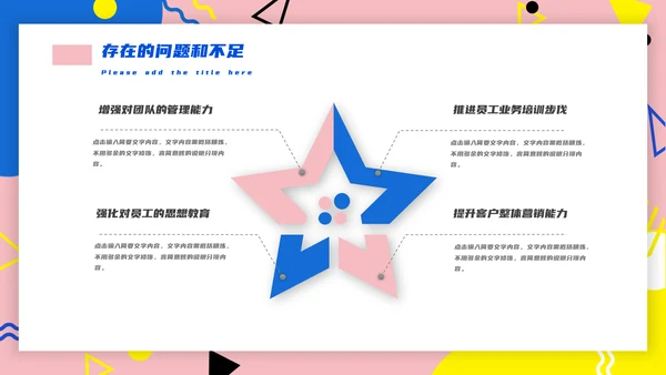 孟菲斯风格互联网行业述职PPT模板