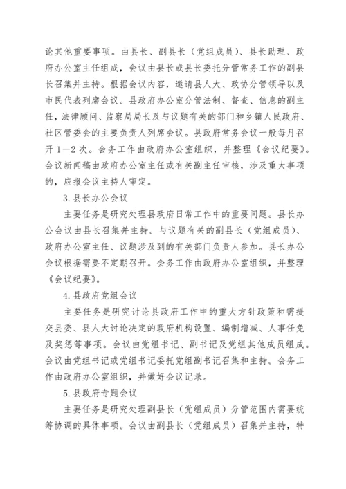 XX县人民政府工作规范.docx