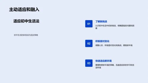 初中生活适应讲座PPT模板