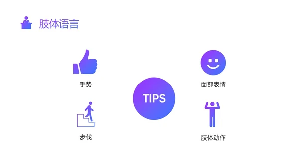 紫色蓝色渐变简约形状内训师培训ppt