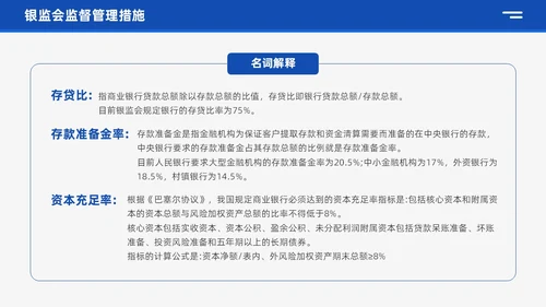 蓝色商务风银行业务培训企业员工业务知识管理通用培训PPT
