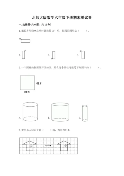 北师大版数学六年级下册期末测试卷精品【必刷】.docx